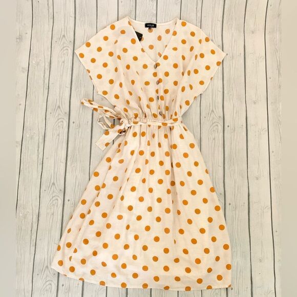 Roolee Dresses & Skirts - Roolee white polka dot midi dress-NWT-medium